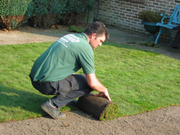 Plaatsen Van De Graszoden